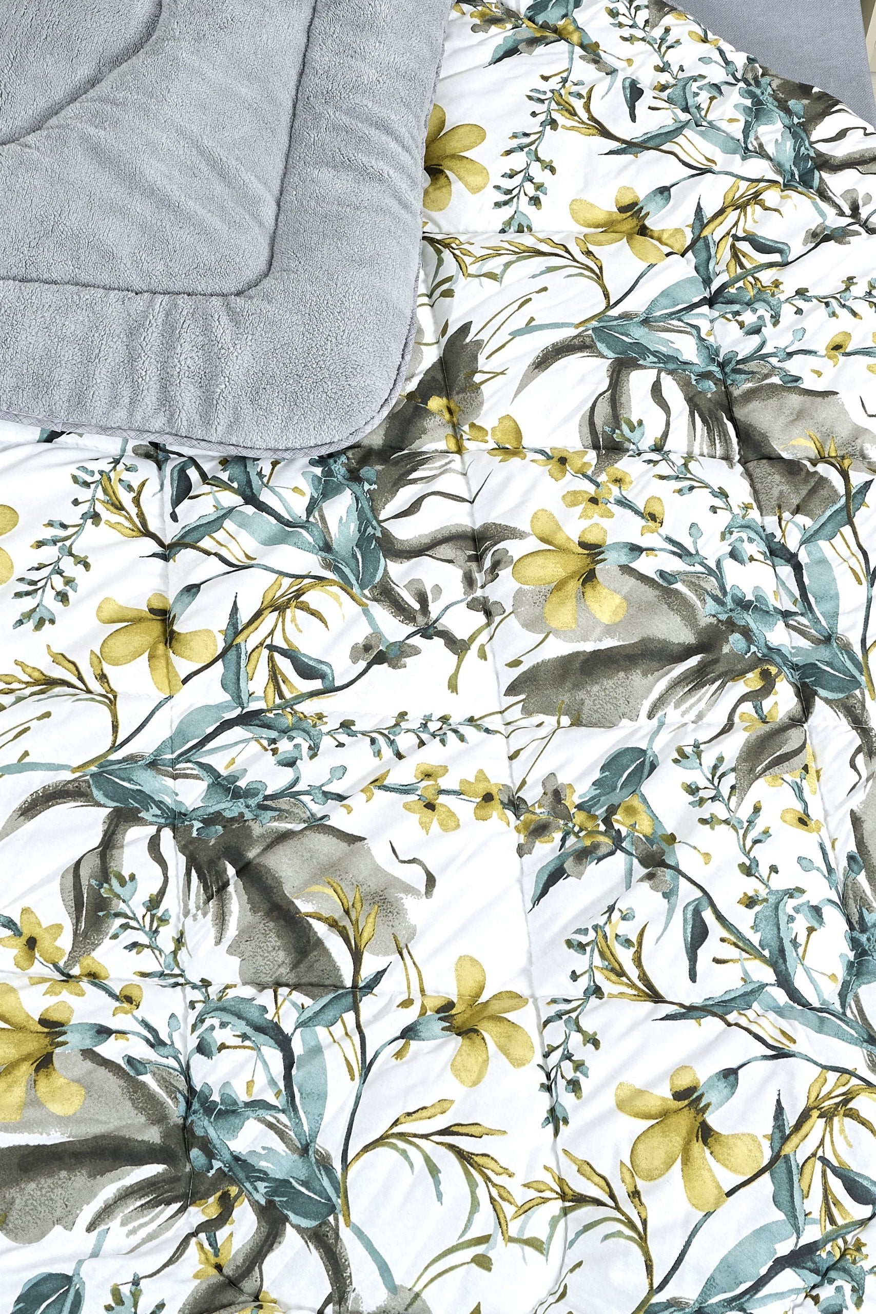 Tek Kişilik Welsoft Yorgan Seti - ASYA GRİ