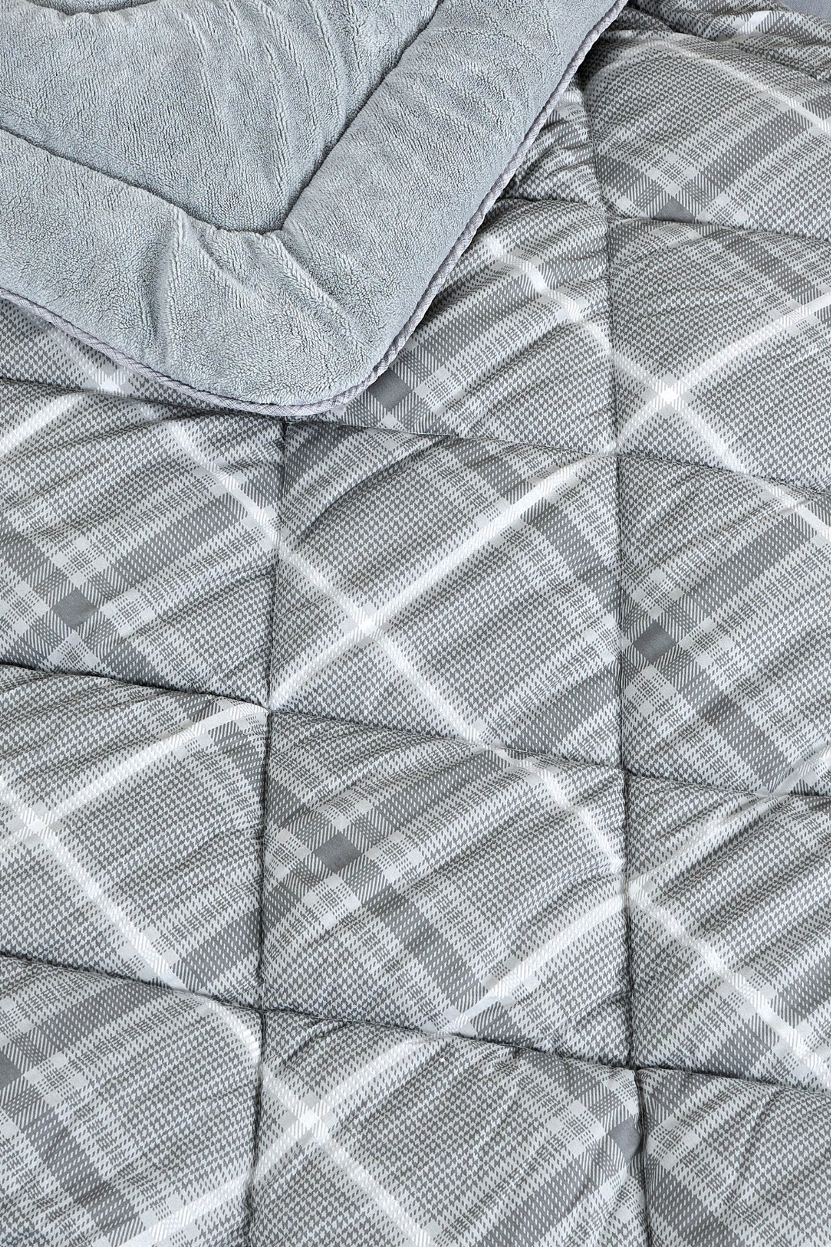 Tek Kişilik Welsoft Yorgan Seti - SAFİR GRİ