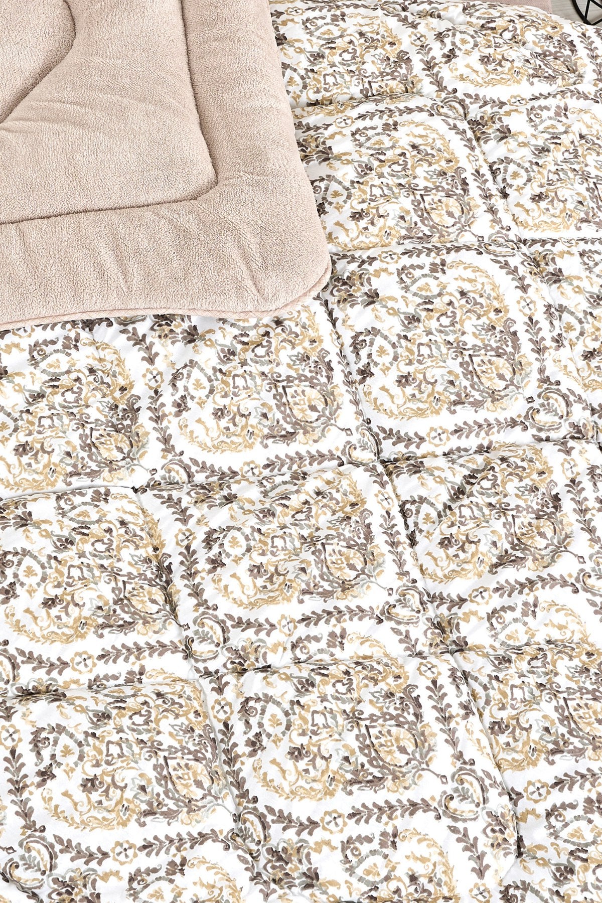 Tek Kişilik Welsoft Yorgan Seti - AKSU BEJ