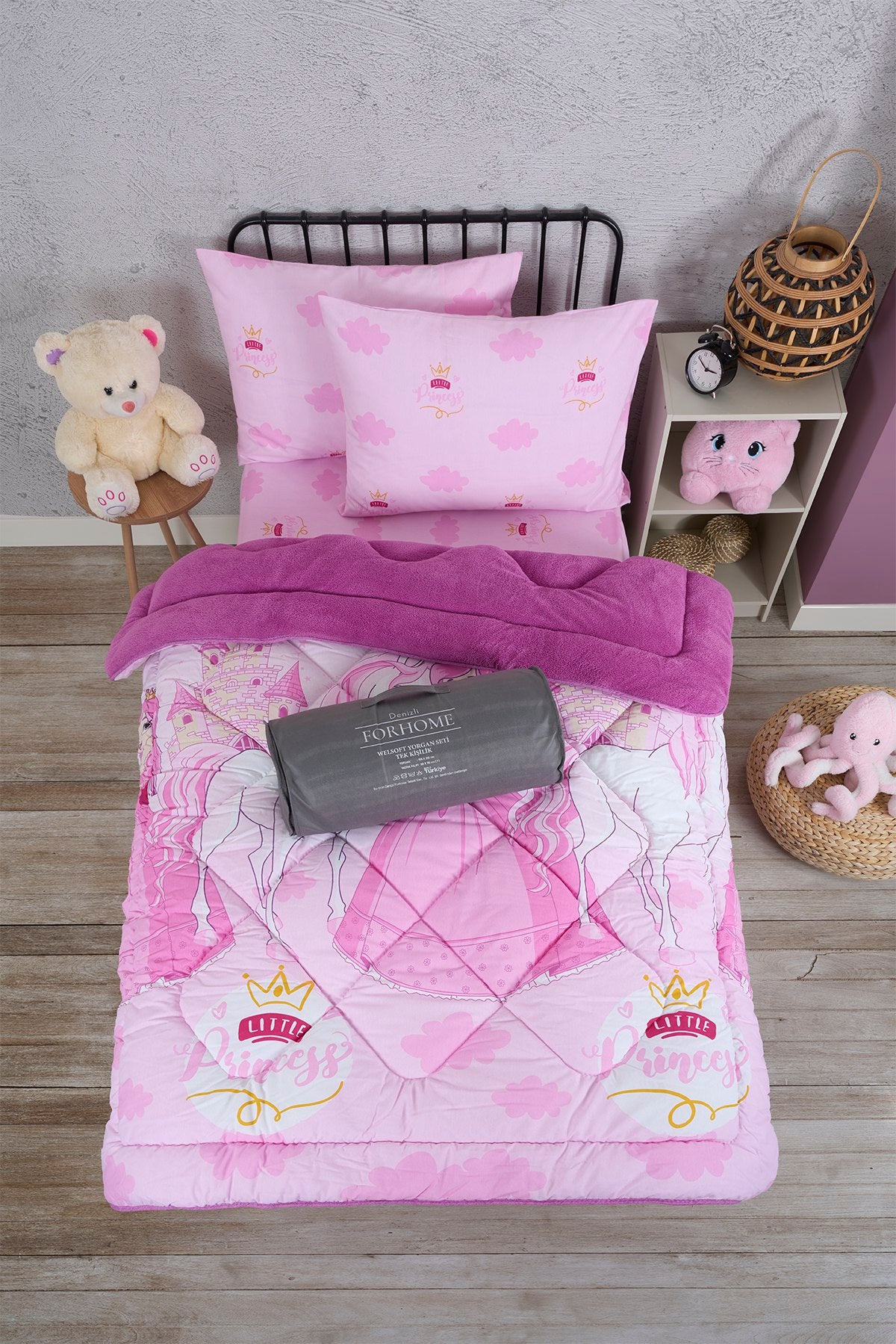 Tek Kişilik Welsoft Yorgan Seti - MÜRDÜM PRENSES