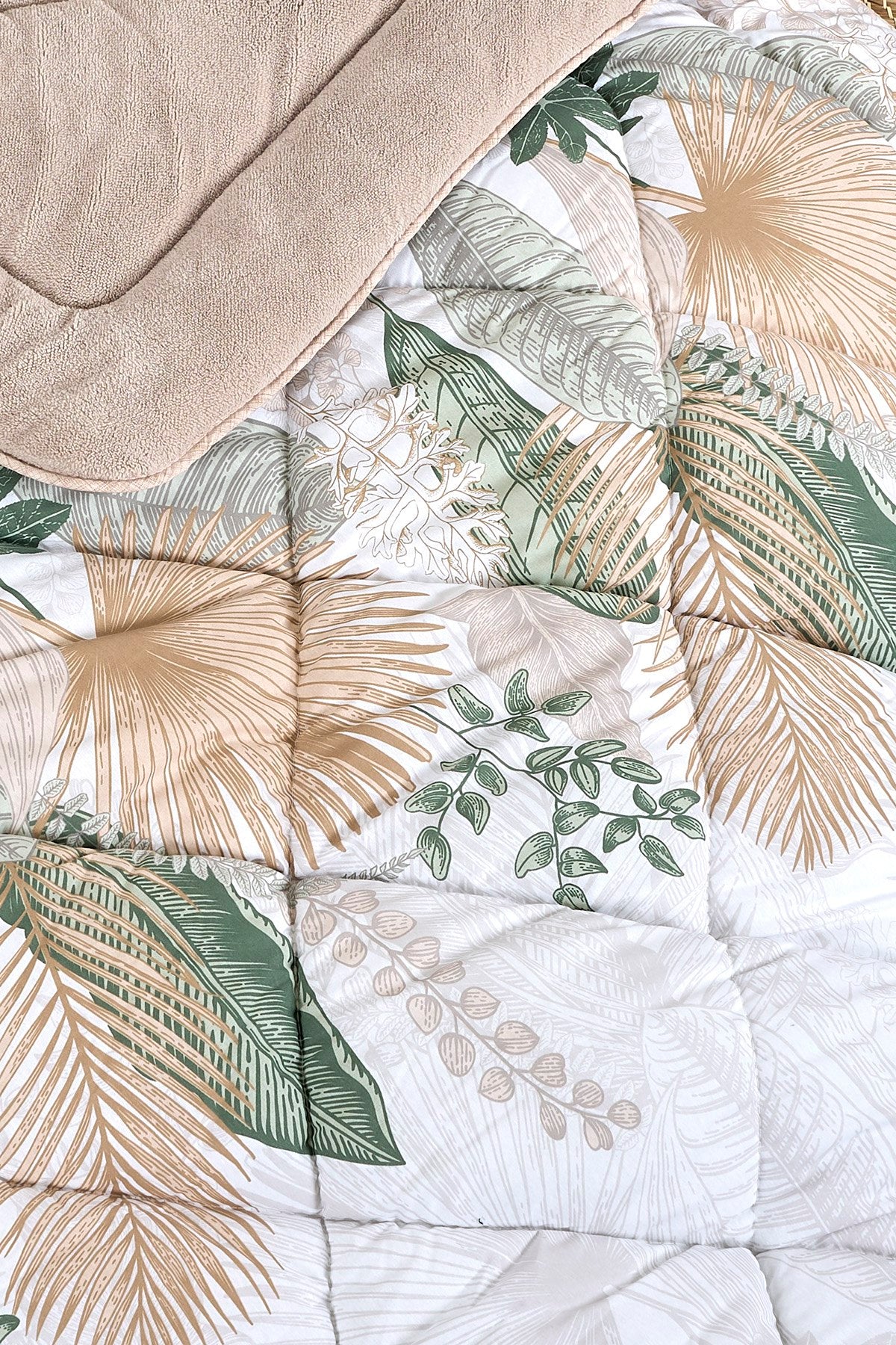 Tek Kişilik Welsoft Yorgan Seti - ALENA BEJ