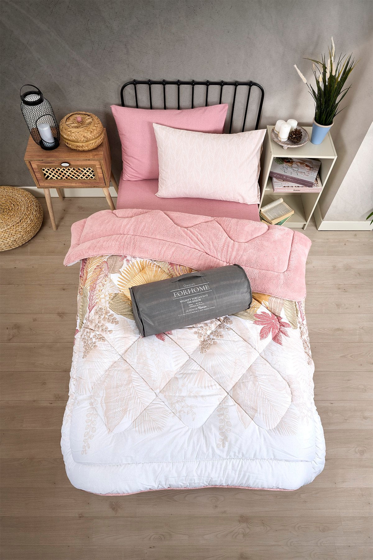 Tek Kişilik Welsoft Yorgan Seti - ALENA PUDRA