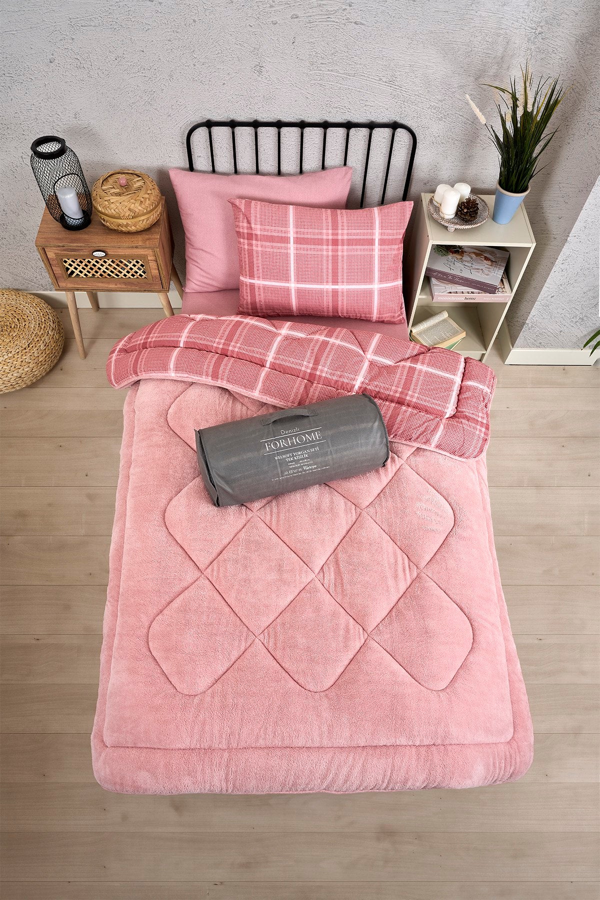 Tek Kişilik Welsoft Yorgan Seti - SAFİR PUDRA