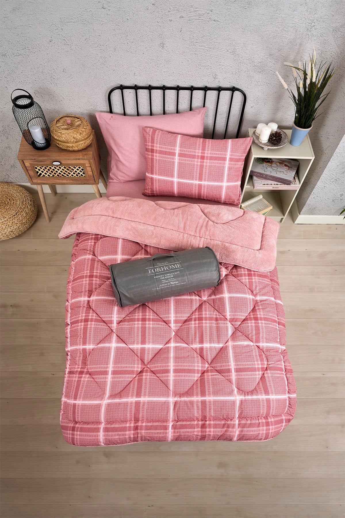 Tek Kişilik Welsoft Yorgan Seti - SAFİR PUDRA