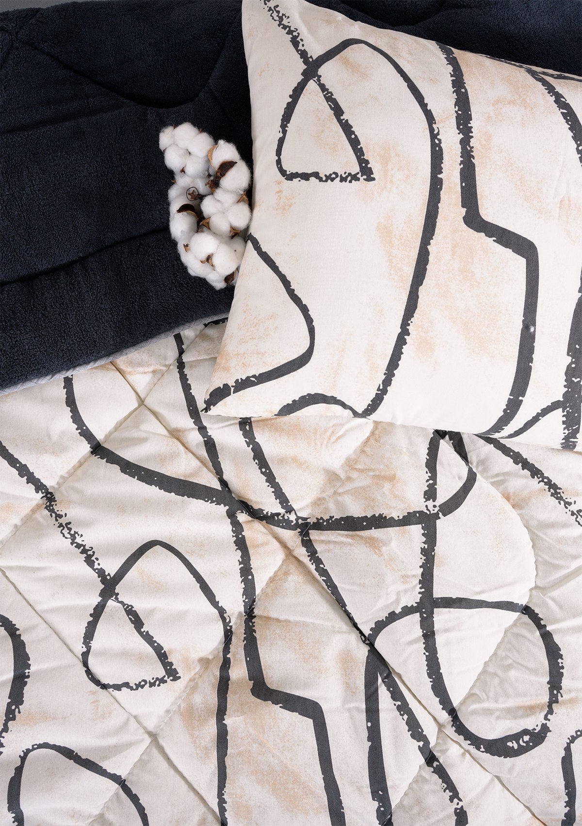 Tek Kişilik Welsoft Yorgan Seti - EFEKT ANTRASİT