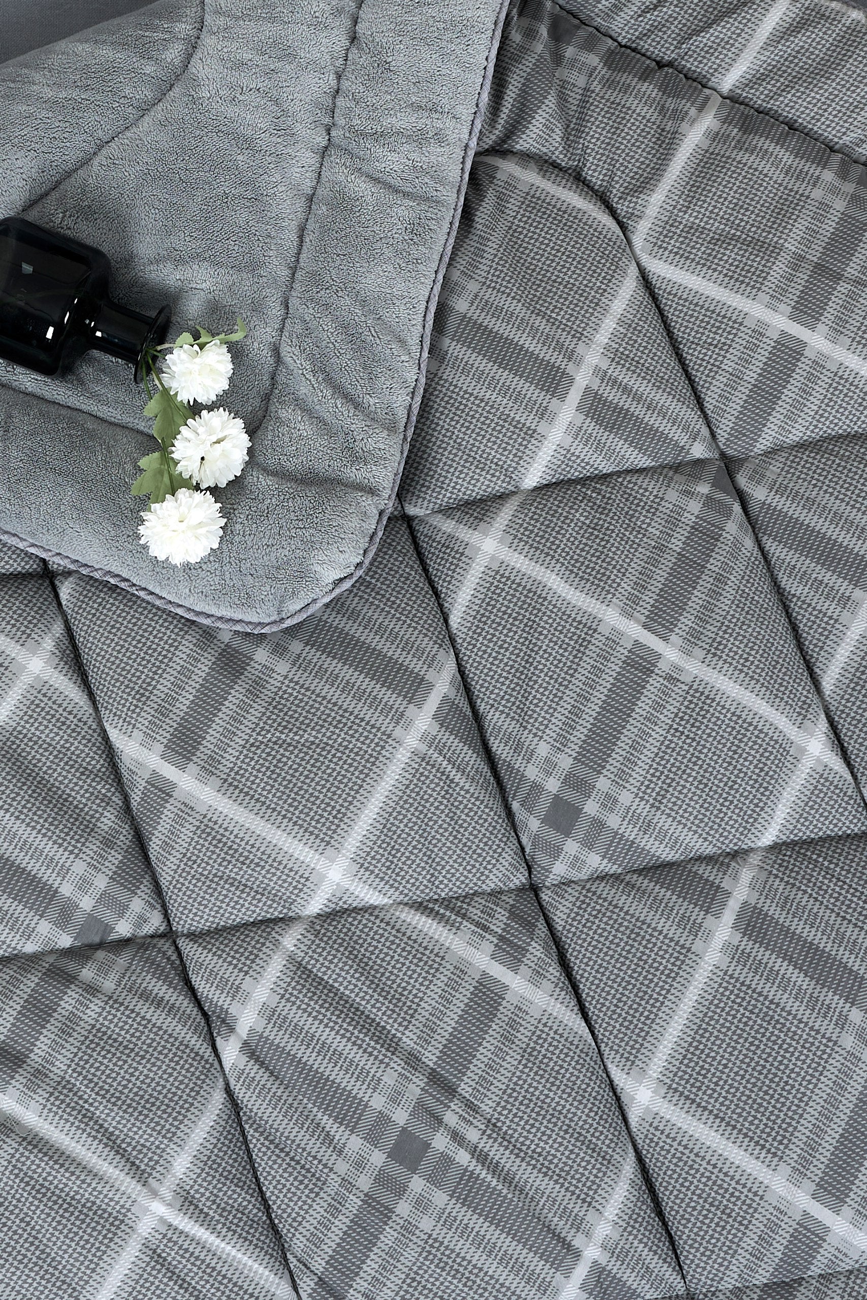 Çift Kişilik Welsoft Yorgan Seti - SAFİR GRİ