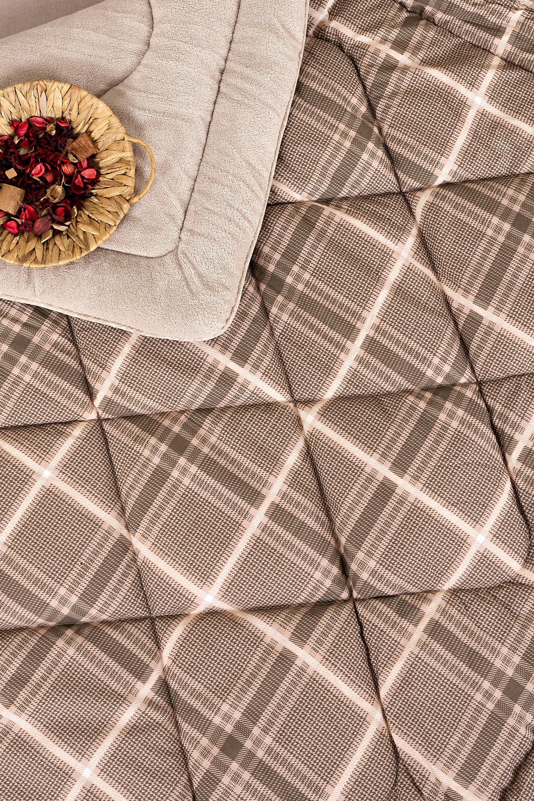 Çift Kişilik Welsoft Yorgan Seti - SAFİR BEJ