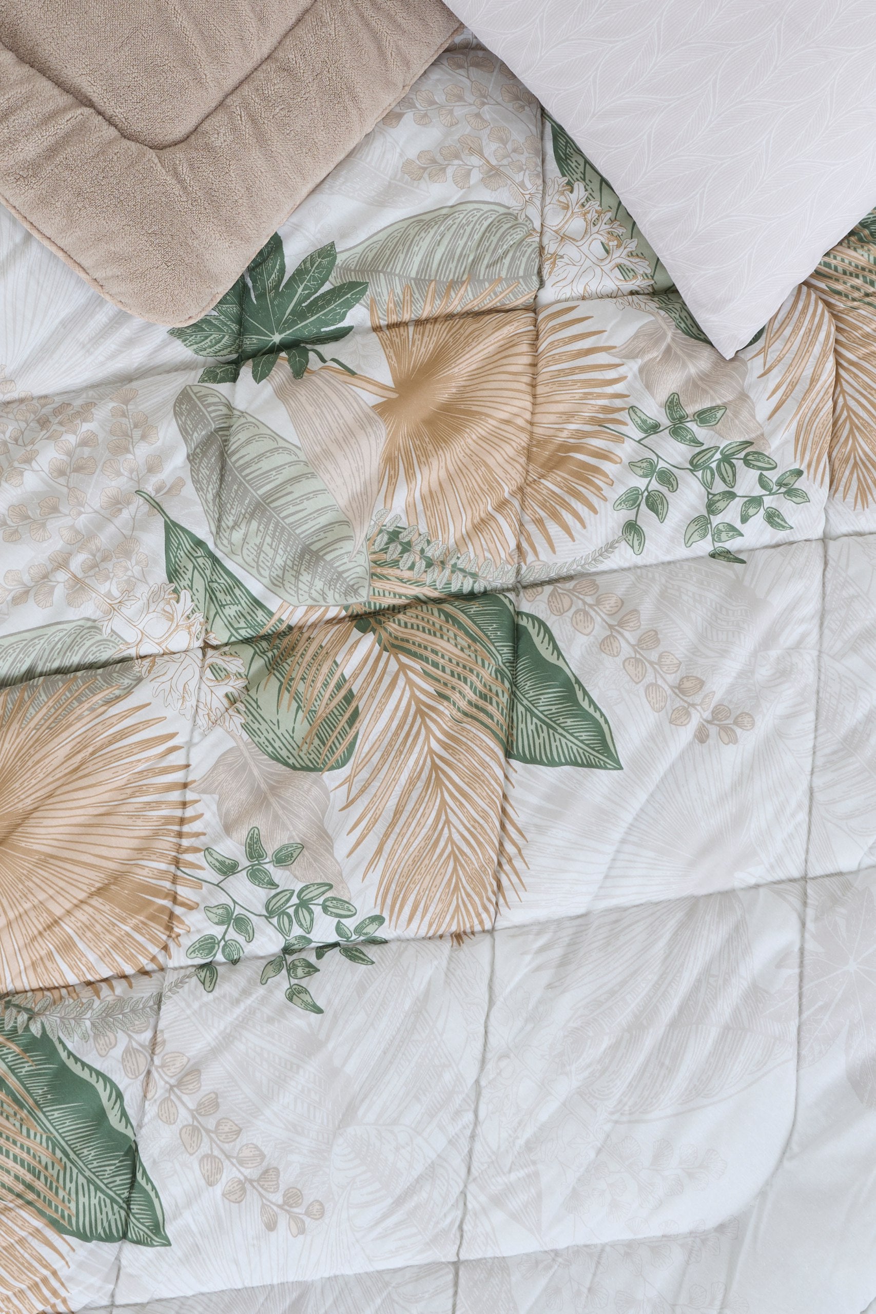 Çift Kişilik Welsoft Yorgan Seti - ALENA BEJ